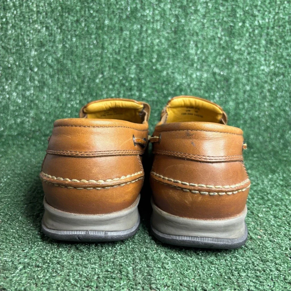 Mephisto Spinnaker Air Bag System Comfort Leather Boat Shoes Brown Mens Size 10
